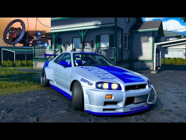 The Crew Motorfest | Nissan Skyline R34 GTR | Logitech G29 Gameplay.