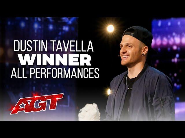 Dustin Tavella | AGT WINNER | All Performances | America's Got Talent 2021