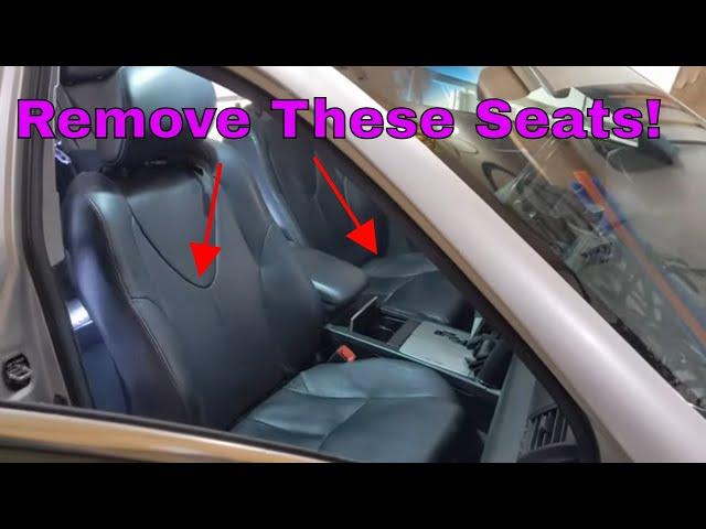 How to Remove and Install Driver and Passenger Seats | Toyota Camry 2007-2011 XV40