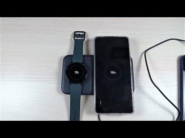 Testing Samsung Wireless Charger Duo with Galaxy S21 Plus & Watch 4