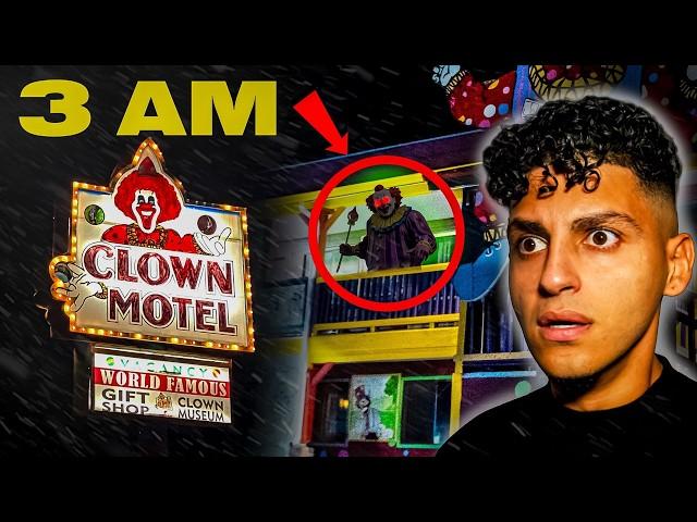 Surviving Overnight at USA’s Most Haunted Clown Motel. (Someone was watching us)