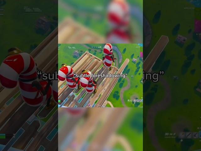 *Subtle foreshadowing* SkyBase in FORTNITE “Full Video Out NOW” #shorts