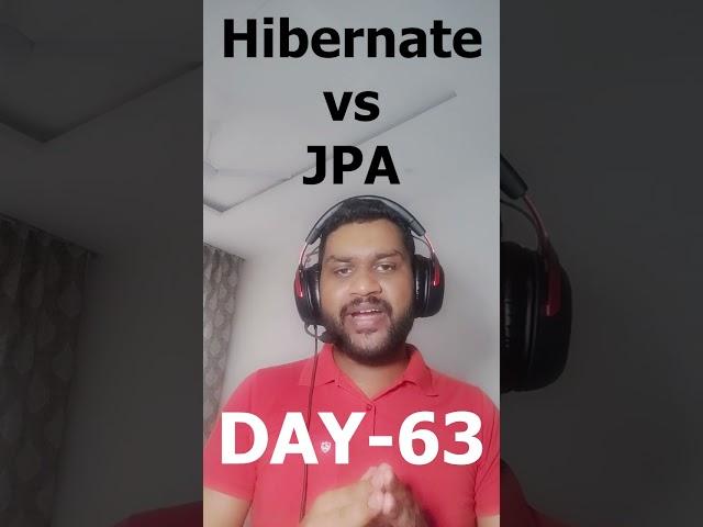 What is the difference between Hibernate and JPA? #java #interview #interviewtips