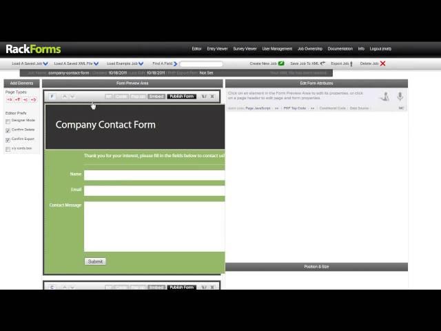 Feature Demo  RackForms 4