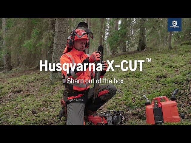 Husqvarna X‑CUT﻿™ Chains: Sharp Out Of The Box