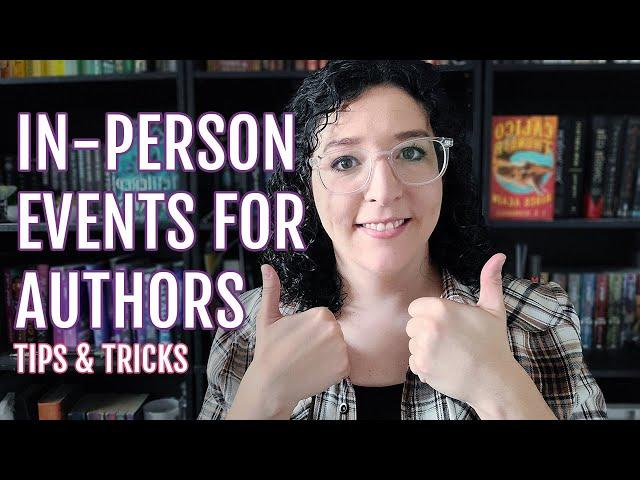 SELLING BOOKS AT CONVENTIONS | Tips for authors exhibiting at conventions & other in-person events