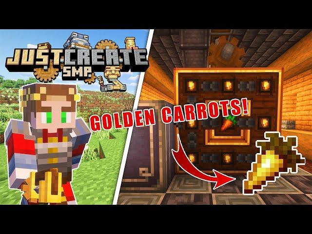 I Built an INFINITE GOLDEN CARROT FARM in Minecraft Just Create SMP! [#5]