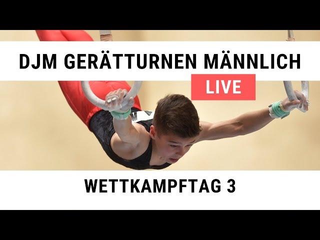 Deutsche Jugendmeisterschaften & Deutschland-Pokal Gerätturnen männlich | Tag 3