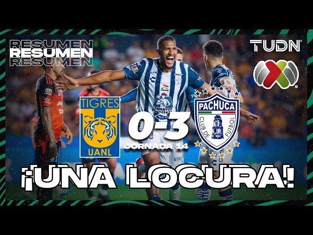 Resumen y goles | Tigres 0-3 Pachuca | CL2024 - Liga Mx J14 | TUDN