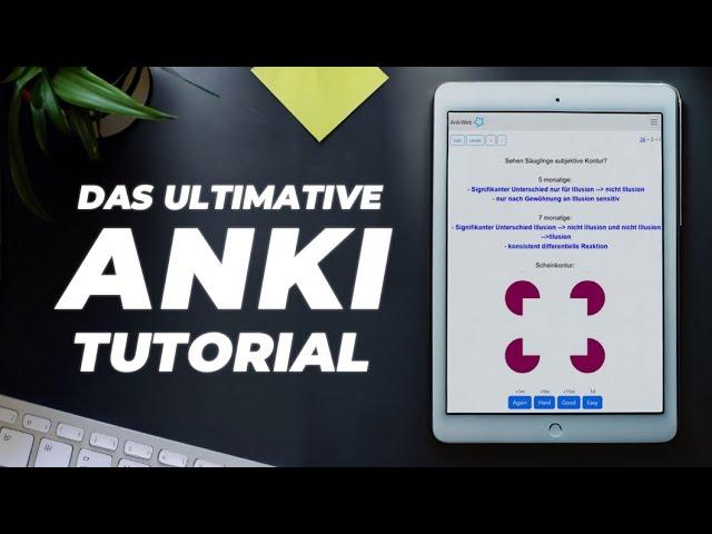 Das ultimative Anki Tutorial - Vom Anfänger zum Profi in 15 Minuten (Anleitung auf Deutsch)