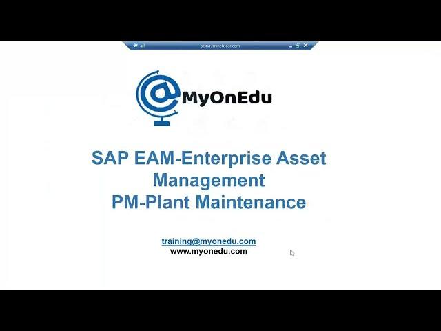 SAP EAM Online Training I SAP PM Online Training I SAP PM Notification Processing .