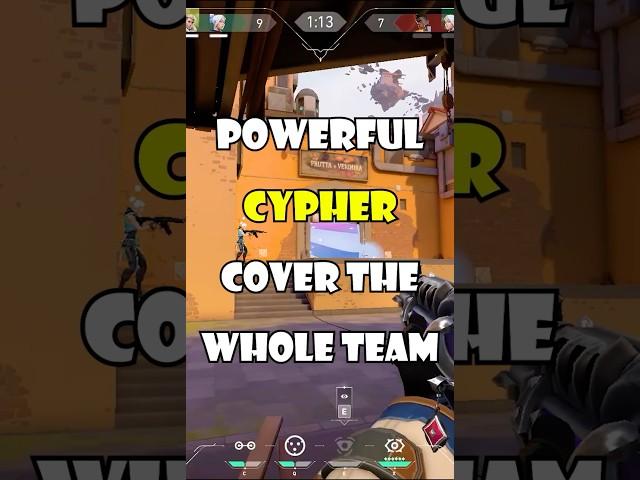 Powerful Cypher Cover The Whole Team, You Guys Need Me After This! #valorant #shorts #lopperfps