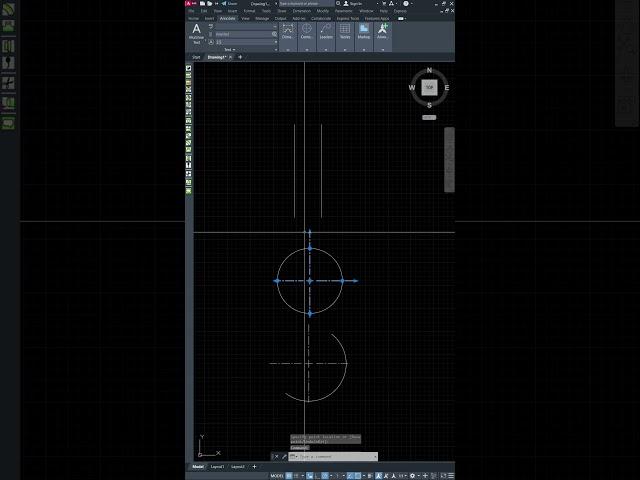 How to Add Centerline or Center mark in AutoCAD