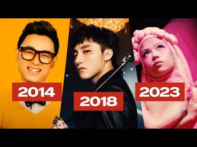 TOP 10 NHẠC TRẺ VIỆT ĐƯỢC XEM NHIỀU NHẤT YOUTUBE TRONG 10 NĂM QUA | 2014 - 2023 VPOP