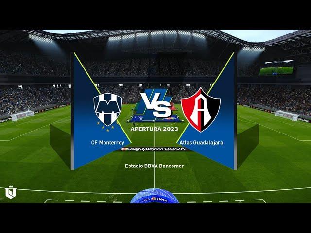 Monterrey vs Atlas ● Liga Mx 2024 ● Gameplay Pes 2021