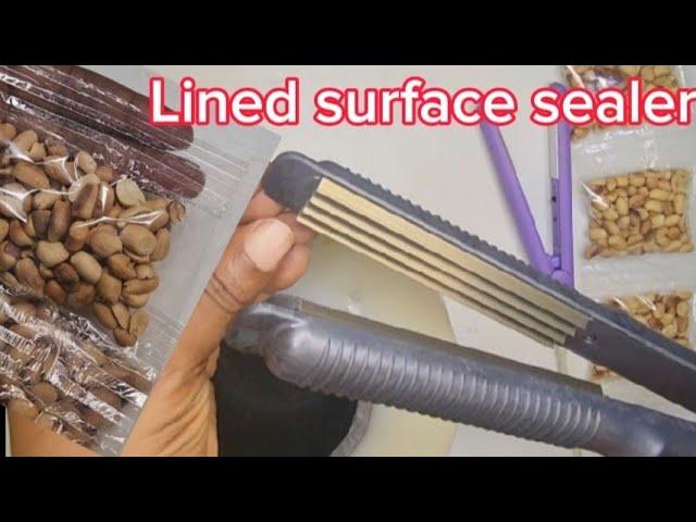 Lined surface mini hand sealer