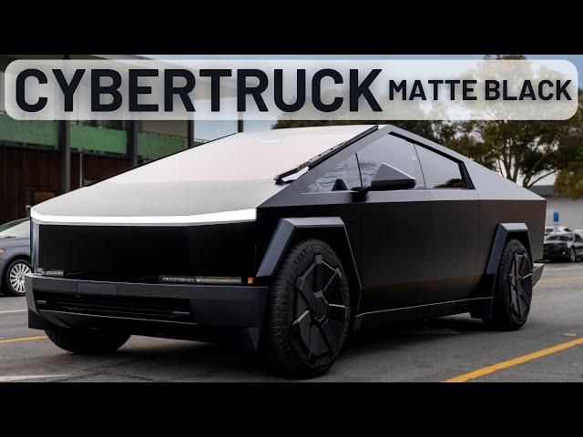 CYBERTRUCK | MATTE BLACK I STEK DYNOblack-matte PPF