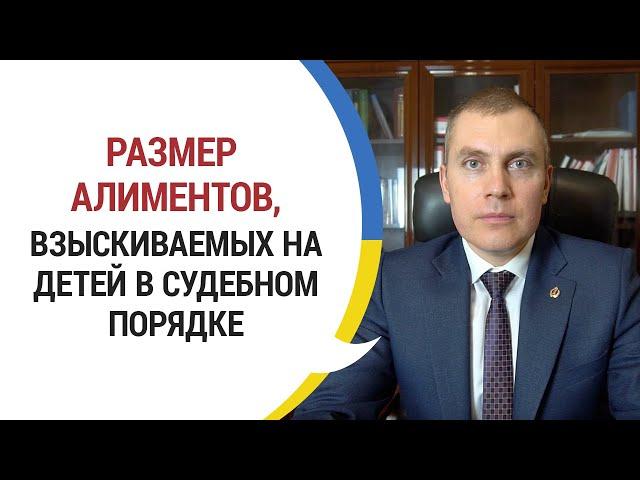 Размер алиментов, взыскиваемых на детей в судебном порядке