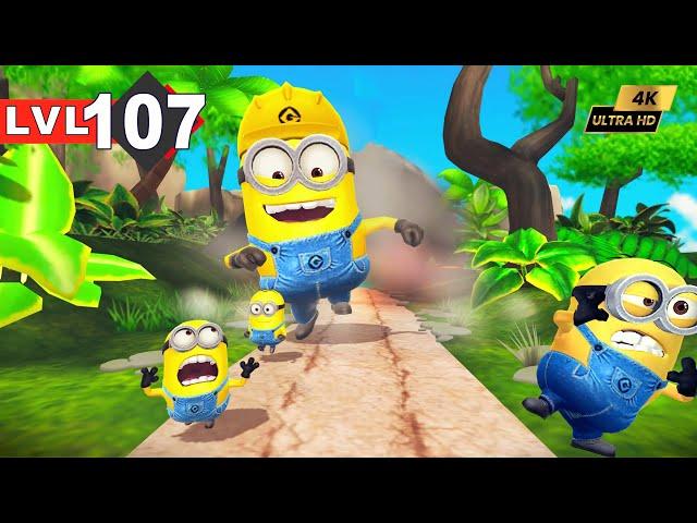 Minion Rush Walkthrough Level 107 - Worker minion increase Multiplier 8 times at the Volcano Island