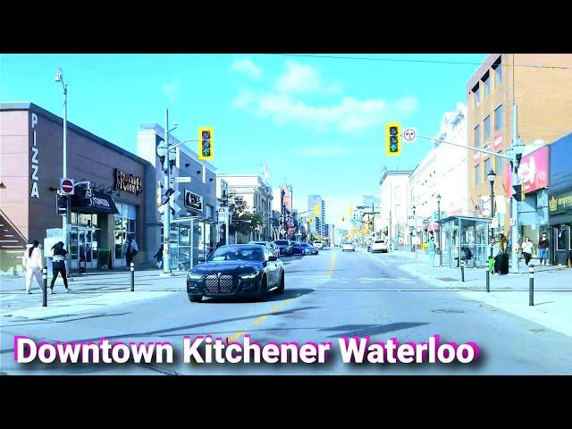 Downtown Kitchener Waterloo Ontario Canada