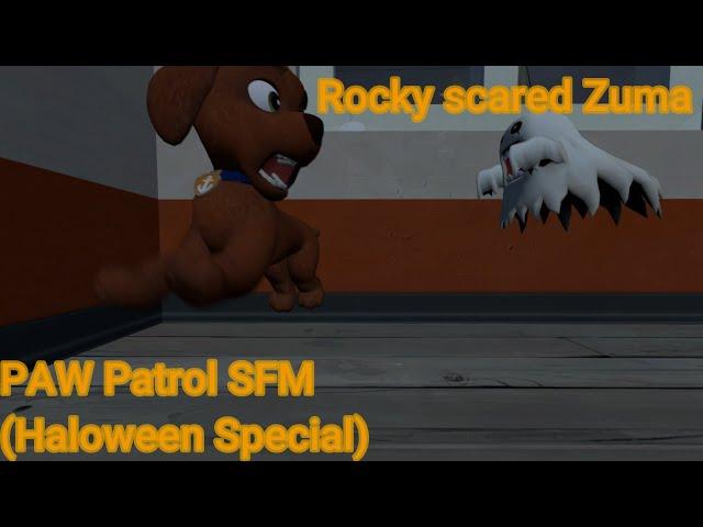 SFM PAW Patrol (Haloween Special) | Rocky scare Zuma