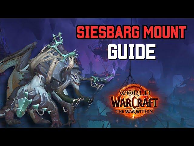 Fastest Way To get The COOLEST Mount in The War Within: Siesbarg Mount Guide