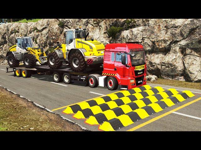 Trucks vs Speed Bumps #8 | BeamNG.DRIVE