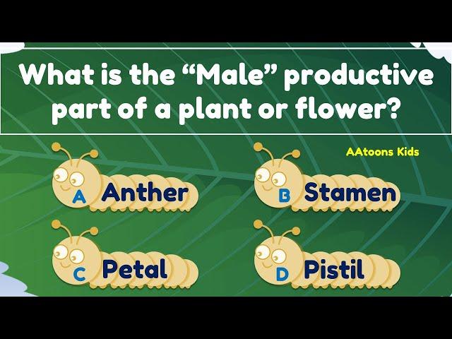 Plants Quiz for Kids | Quiz on Plant | Quiz Time | Quiz for Kids | GK for Kids | @AAtoonsKids