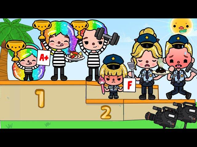 Crime Family VS Police Family | Toca Life Story | Toca Boca