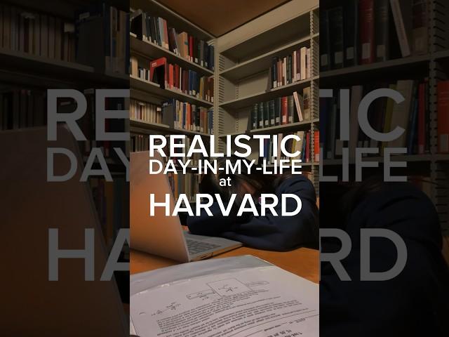 HARVARD PRE-MED *REALISTIC* DAY-IN-MY-LIFE