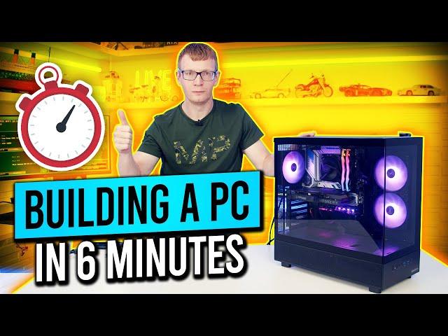 Building a PC in 6 Minutes - PC Building Speed Challenge