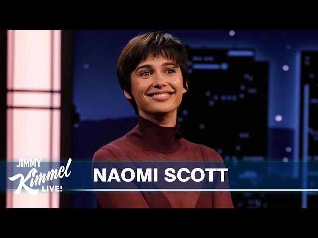 Naomi Scott on New Horror Film Smile 2 & She Teaches Jimmy & Guillermo the Creepy Smile