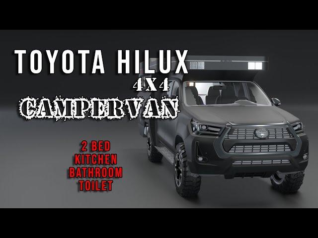 4x4 Campervan Concept | Toyota Hilux Double Cab