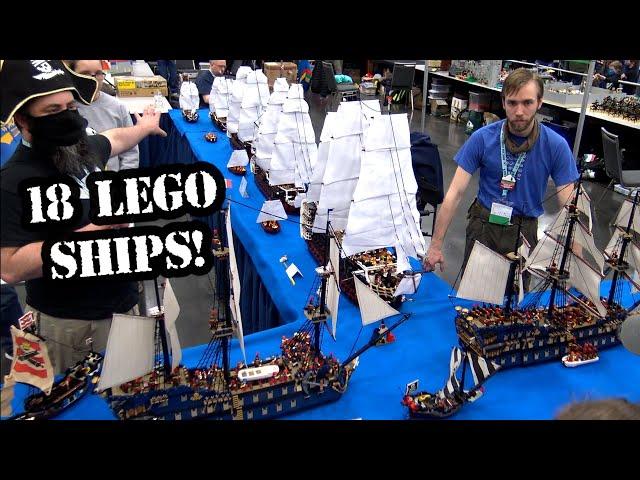 LEGO Battle of Trafalgar with Huge Ships!