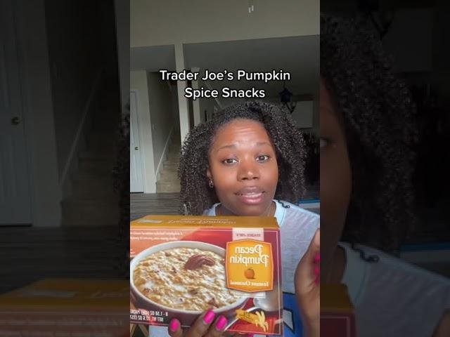 Healthy Trader Joe’s Pumpkin Spice Snacks #dietitian #healthylifestyle #nutritiontips #traderjoes