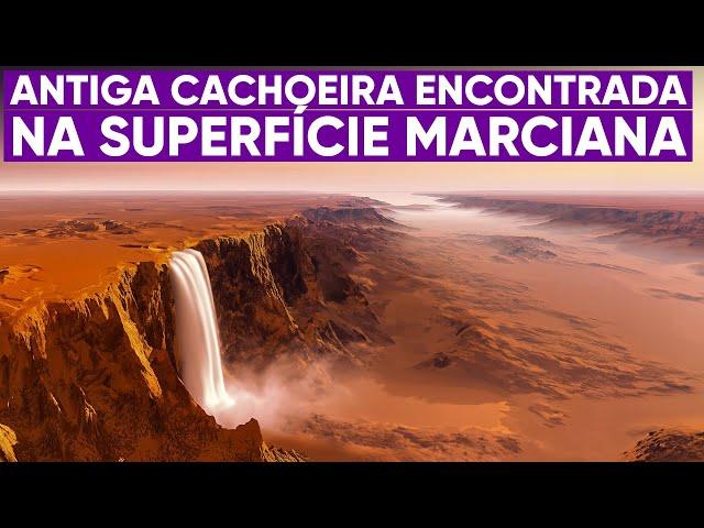 Satélite da NASA revela cachoeira em Marte