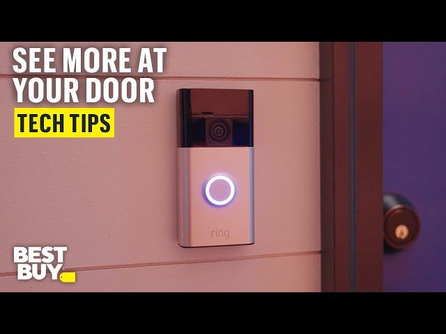 Head-to-Toe HD Video with the Ring Battery Doorbell – Tech Tips from Best Buy