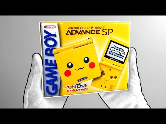 Legendary Pokémon Console Unboxing! - Nintendo Game Boy Advance SP Toys "R" Us Pikachu