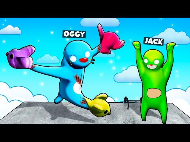 Oggy Getting Ripped Apart By Birds In Gang Beast