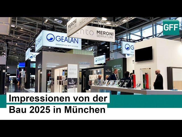 Impressionen von der Bau 2025 in München: Eindrücke vom ersten Messetag