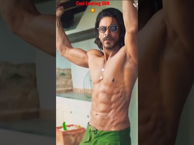 Cool Looking SRK In Besharam Rang  #pathan #stk #cool #look #sixpack  #song #pathansong #ytshorts