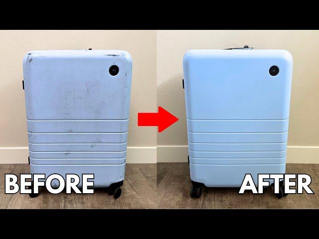 The Best Way to Clean Your Suitcase!