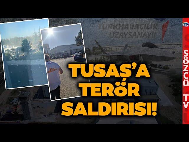 SON DAKİKA TUSAŞ Tesisinden Canlı Yayın! TUSAŞ'a Bombalı Saldırı! Şehit ve Yaralılar Var