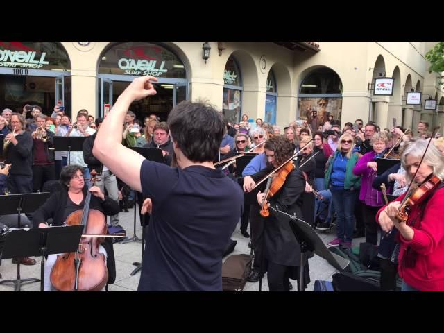 Santa Cruz Symphony Flash Mob