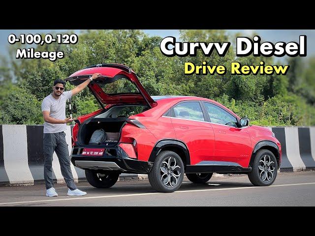 Tata Curvv Diesel DCA Drive Review: Performance, Mileage & Comfort !! All details !!