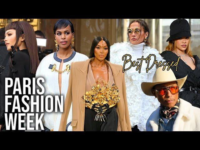 TOP 10 BEST DRESSED CELEBRITIES AT PARIS FASHION WEEK 2024! (Detailed List)