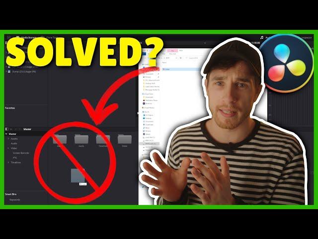 Cannot Drag and Drop Clips to Media Pool FIXED | DaVinci Resolve (Windows 10)