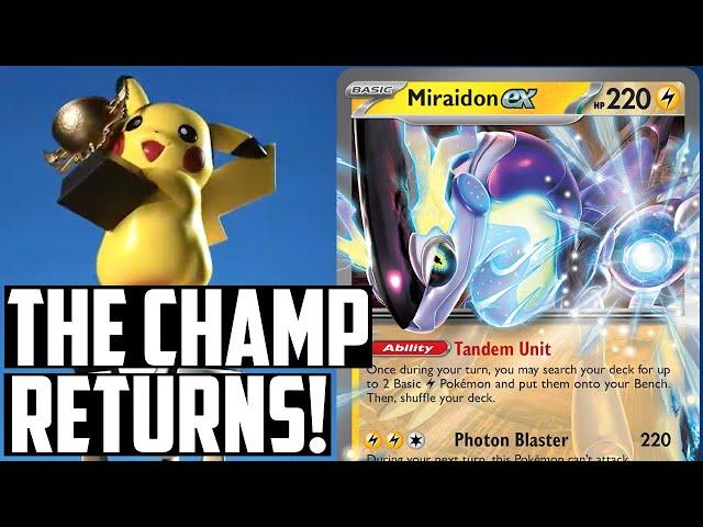 NEW Miraidon ex Deck WINS A REGIONAL CHAMPIONSHIP! (Pokemon TCG Deck List + Matches) Surging Sparks