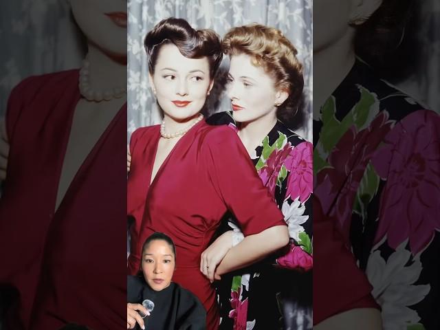 Olivia de Havilland & Joan Fontaine’s sister feud was legendary #entertainment #hollywood #part1 of4