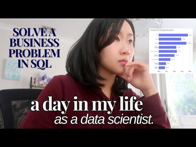 day in the life of a data scientist *productive* | business problems to SQL, fitness journey update